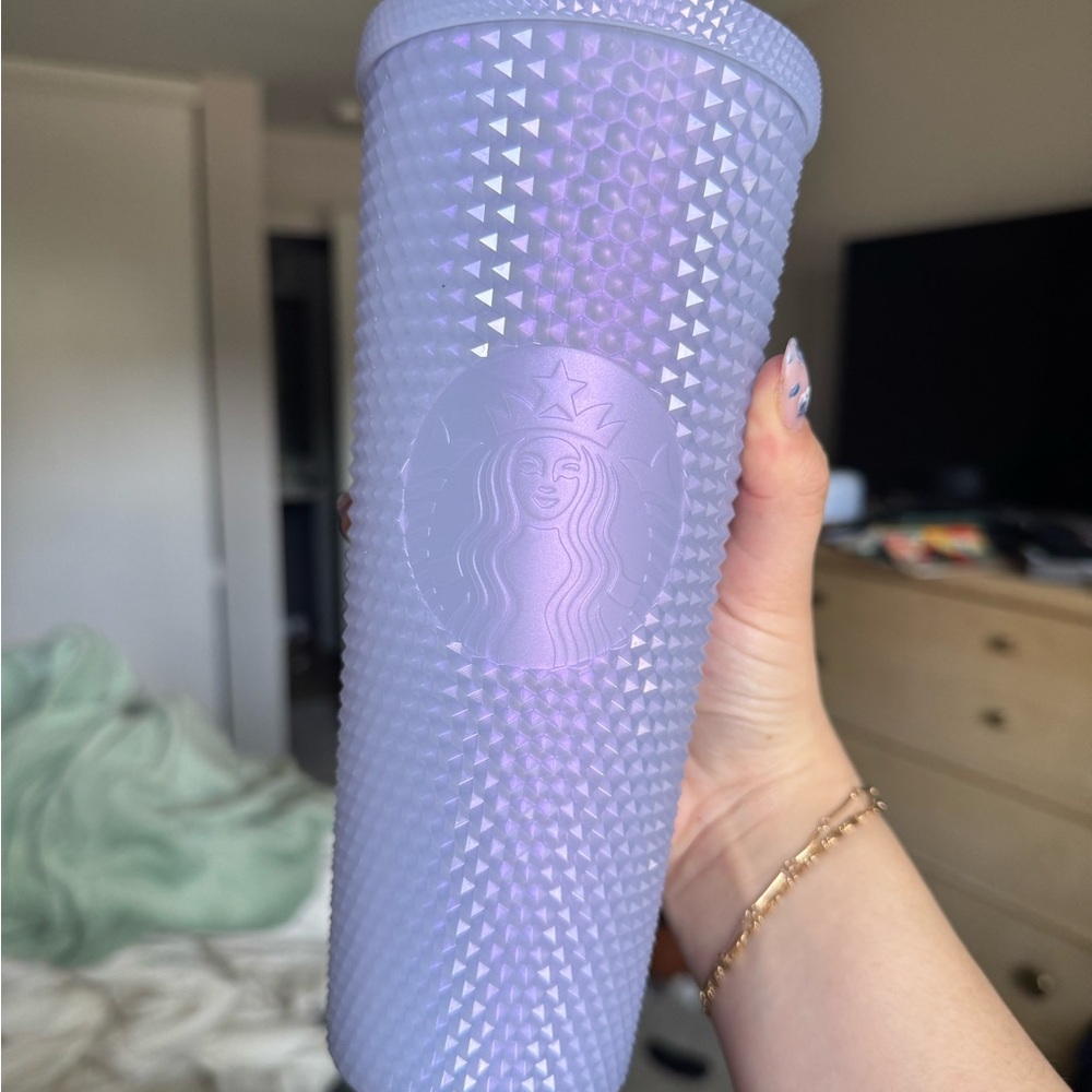 Starbucks Iridescent Lavender Studded Tumbler